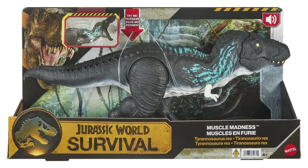Jurassic World Action Figure – Muscle Madness T-Rex 56 cm 5