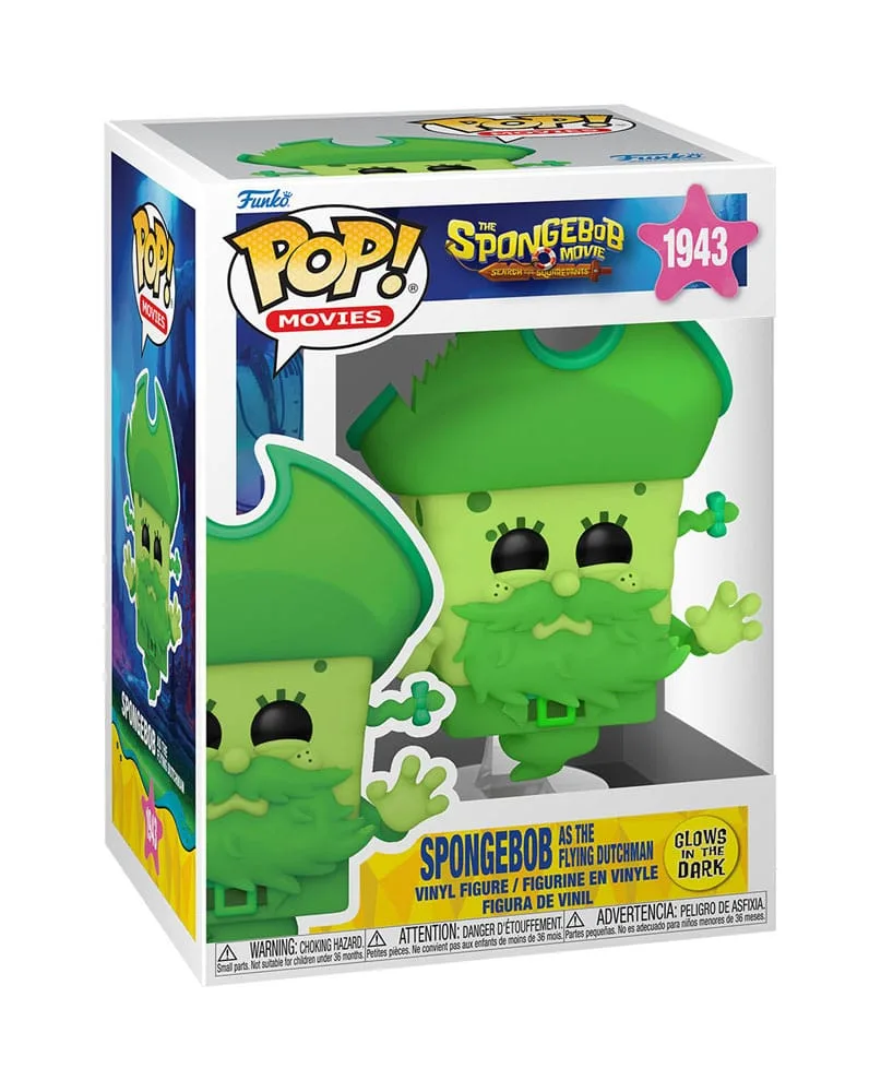 SpongeBob Vinyl Figure – Flying Dutchman Glow POP 9 cm 2