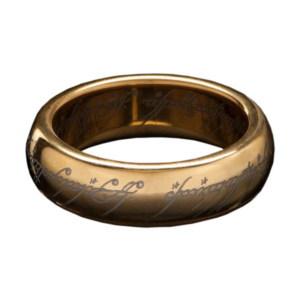 Lord of the Rings Jewellery – The One Ring Gold-Plated Size 10