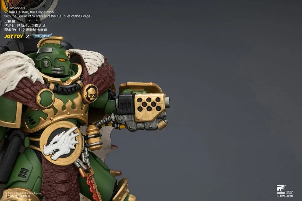 Warhammer Action Figure – Salamanders Vulkan He’stan 12.5 cm 8