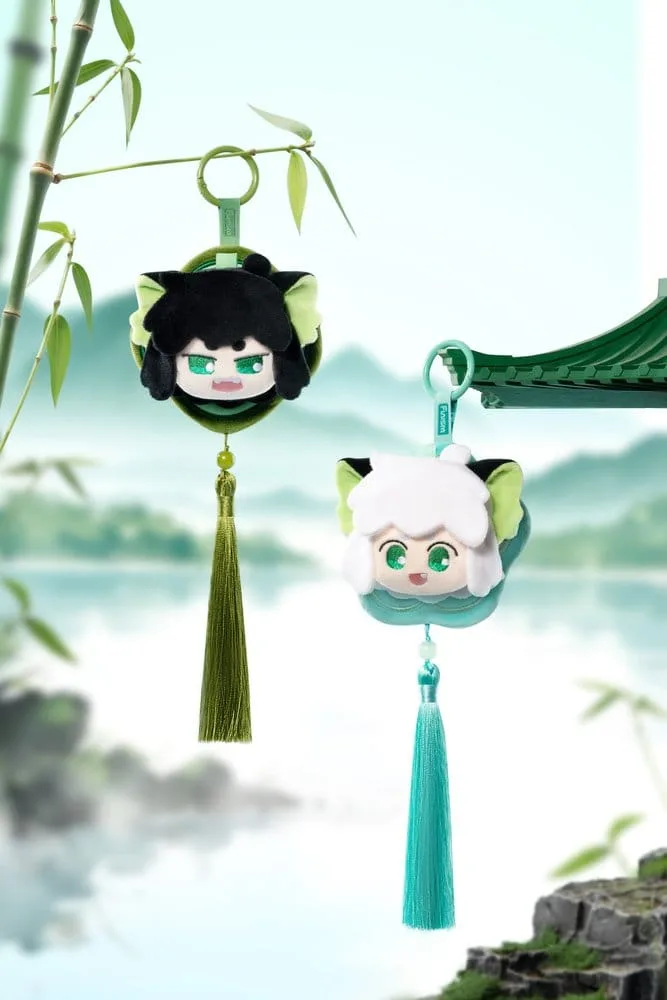 Luo Xiaohei Plush Figures – Chinese-Style Blind Box Display of 6 4