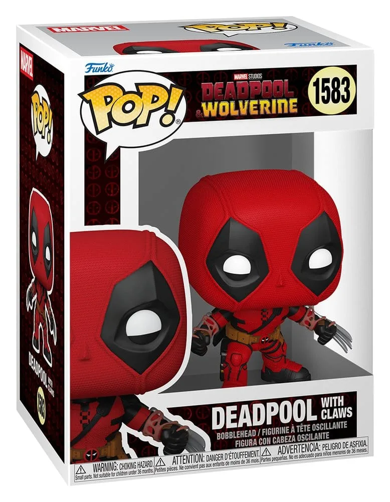 Marvel Pop Vinyl Figure – Deadpool with Claws 9 cm 2