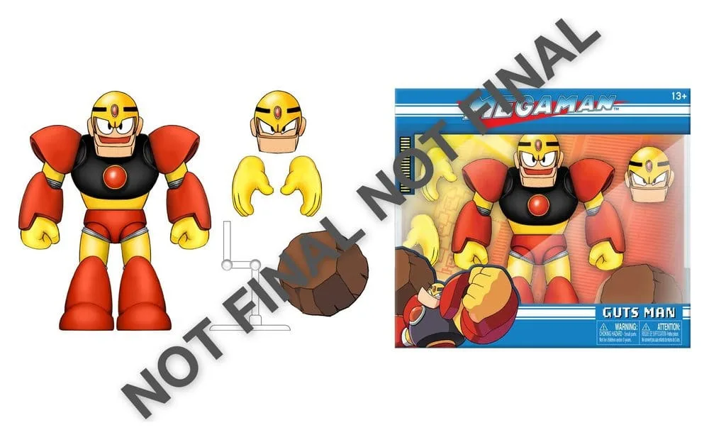 Mega Man Action Figure – Guts Man 15 cm