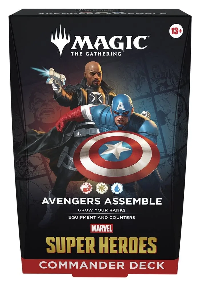 Magic the Gathering Commander Decks – Marvel Super Heroes Case of 4 3