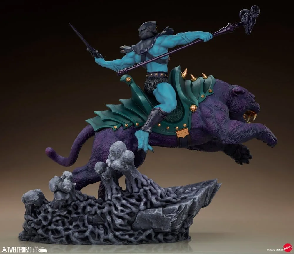 Masters of the Universe Beeld – Skeletor en Panthor 81 cm 7