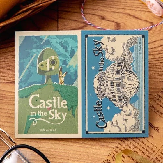 Castle in the Sky Sticker – Robot and Castle Laputa Retro