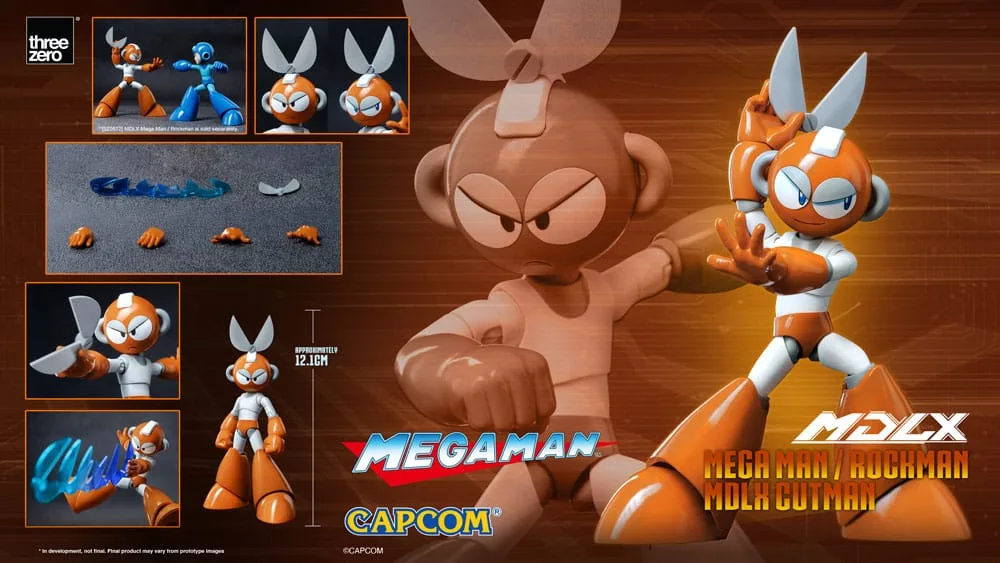 Mega Man Action Figure – Threezero MDLX Cutman 12.1 cm 13