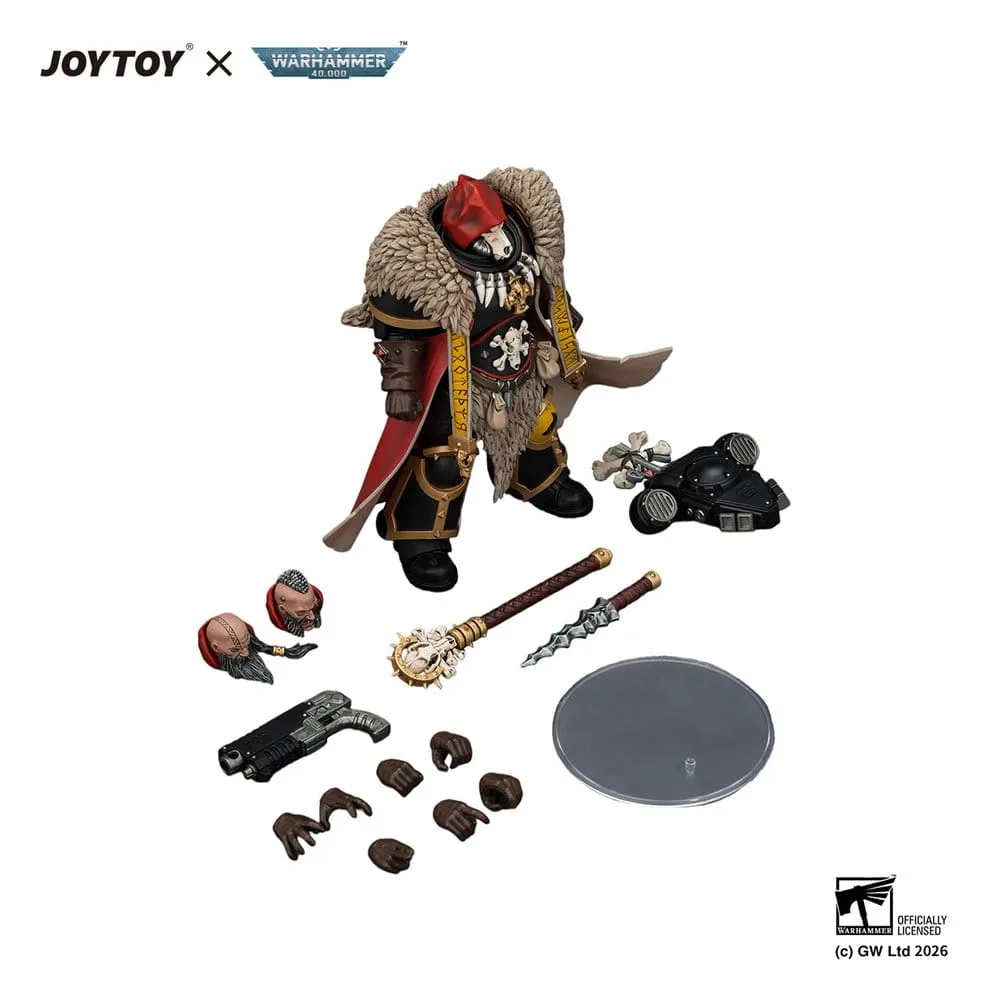 Warhammer Action Figure – Space Wolves Wolf Priest 12 cm 6