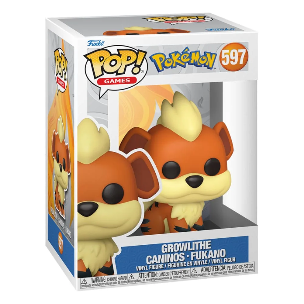 Pokémon Vinyl Figure – Funko Pop Games Growlithe 9 cm 2