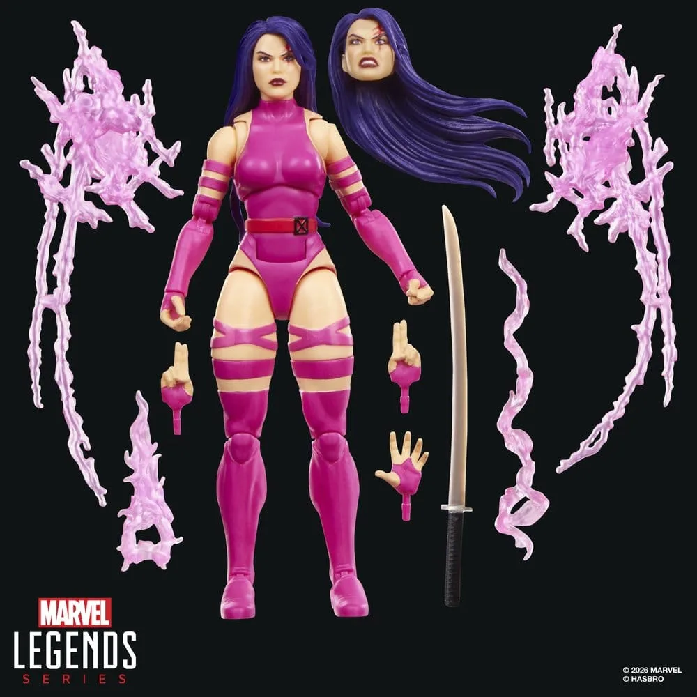 Marvel Action Figures – Legends Wolverine and Psylocke 2-Pack 15.2 cm 9