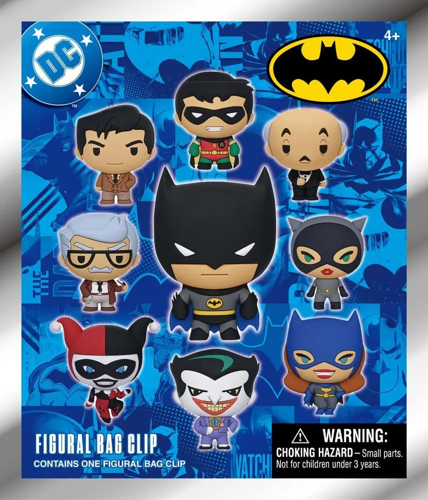 Batman The Animated Series Foam Bag Clips – Series 1 Display of 24 3