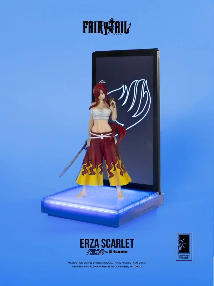 Fairy Tail Statue – Tsume NEON Erza Scarlet 25 cm 2