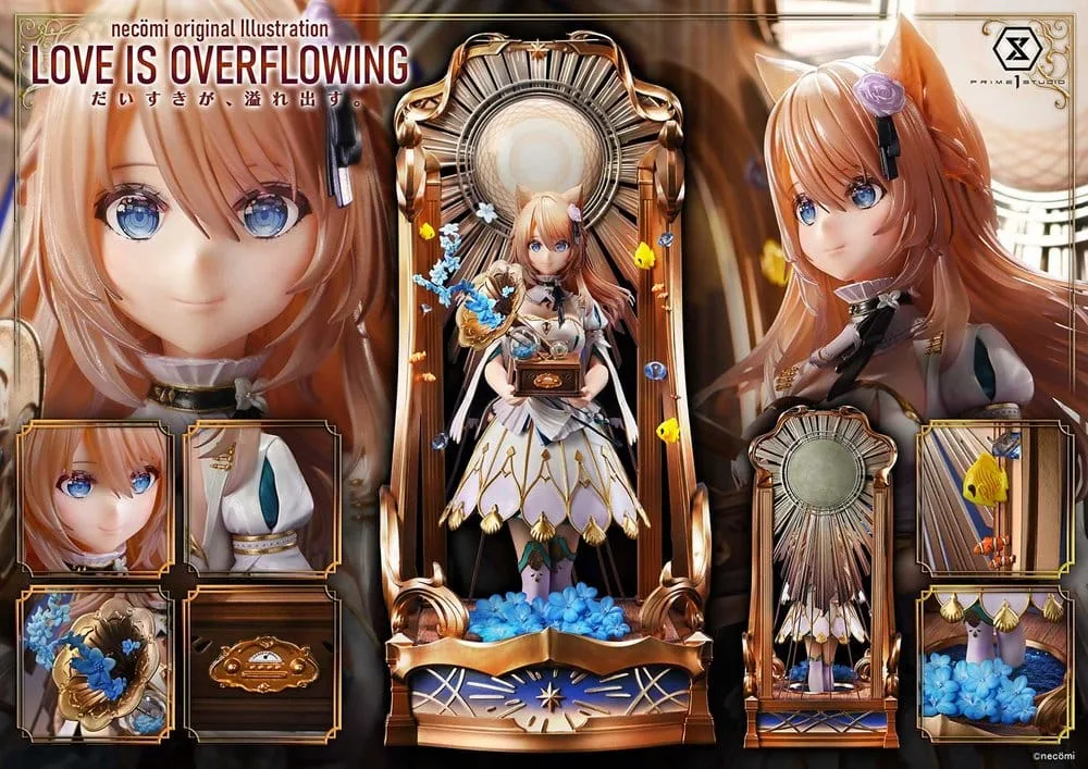 Original Illustration Statue – Love Is Overflowing 43 cm 7