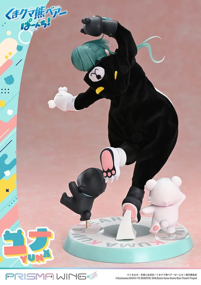 Kuma Kuma Kuma Bear Punch Statue – Yuna Prisma Wing 28 cm 26
