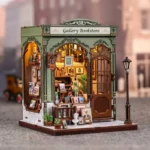 CuteBee Miniature House Model Kit – Gallery Bookstore 20 x 16 cm 13