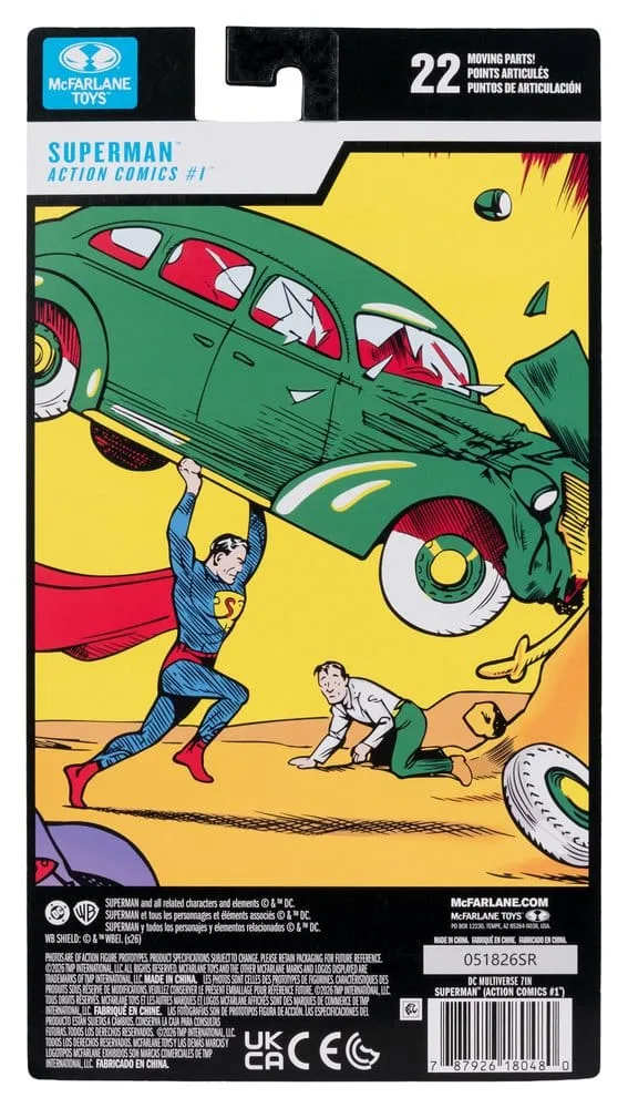 DC Multiverse Action Figure – Superman Action Comics 1 18 cm 6