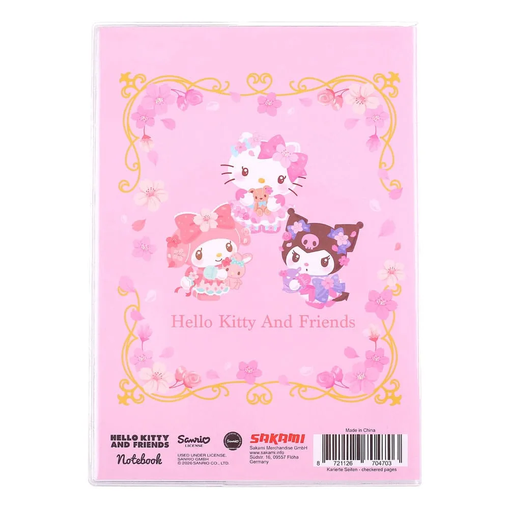 Sanrio Notebook – Hello Kitty and Friends Sakura Holographic A5 2