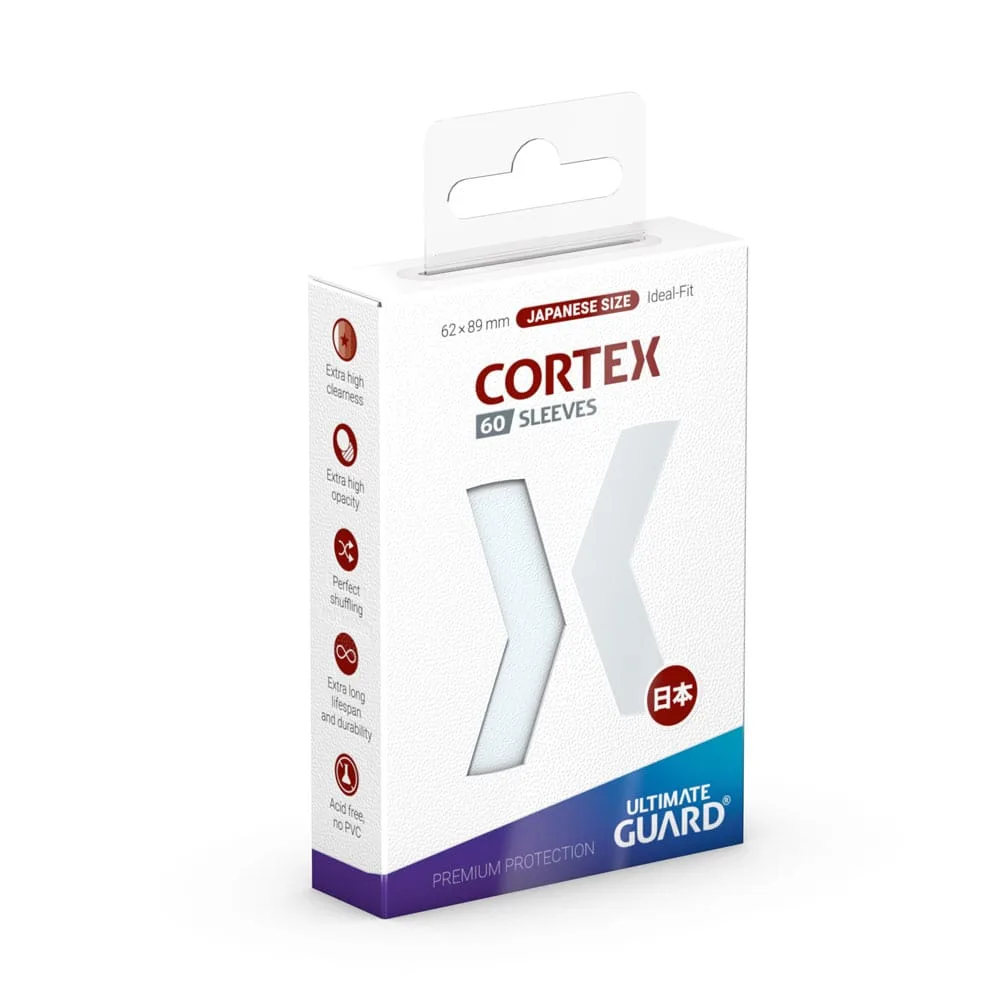 Ultimate Guard Card Sleeves – Cortex Japanese Size Transparent 60 Pack