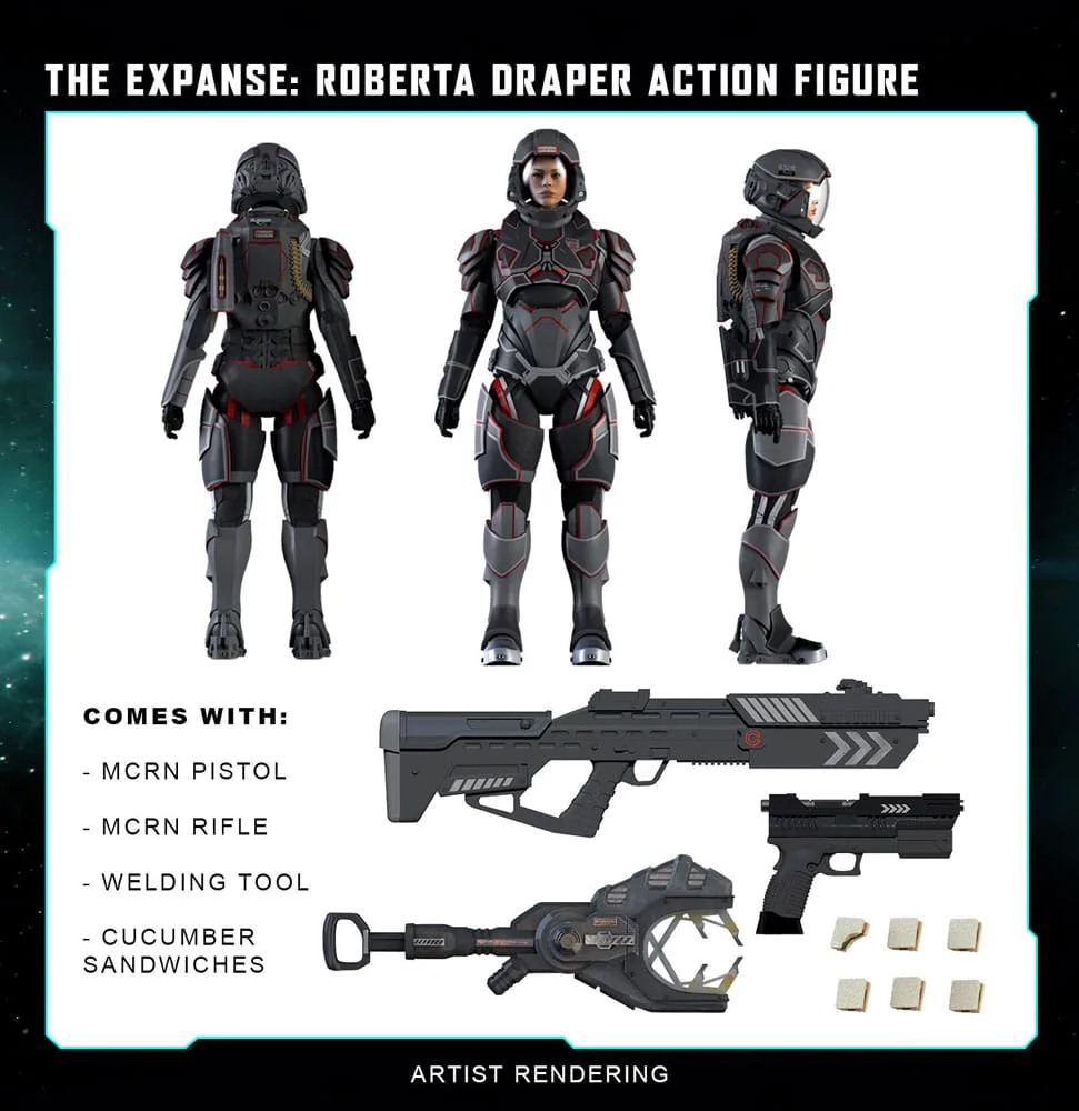 The Expanse Action Figure – Roberta Draper 20 cm