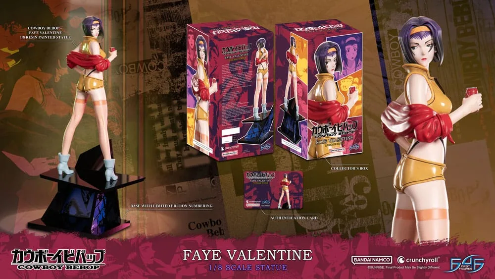 Cowboy Bebop Statue – Faye Valentine 1/8 Scale 32 cm 2
