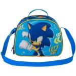 Sonic the Hedgehog Lunch Bag – Go Blue 3D 26 x 20 x 10 cm 2