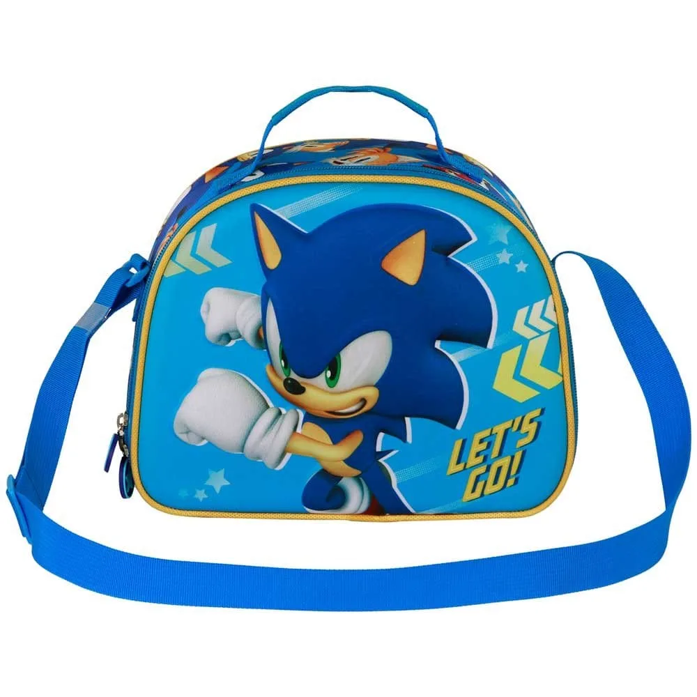Sonic the Hedgehog Lunch Bag – Go Blue 3D 26 x 20 x 10 cm 2