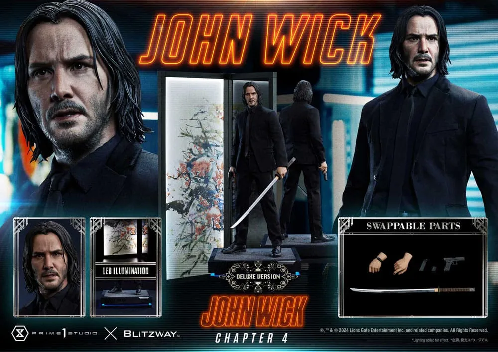 John Wick Chapter 4 Statue – Deluxe 1:4 54 cm 2