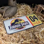 Jurassic Park Replica – Dennis Nedry License Plate 30 cm 3