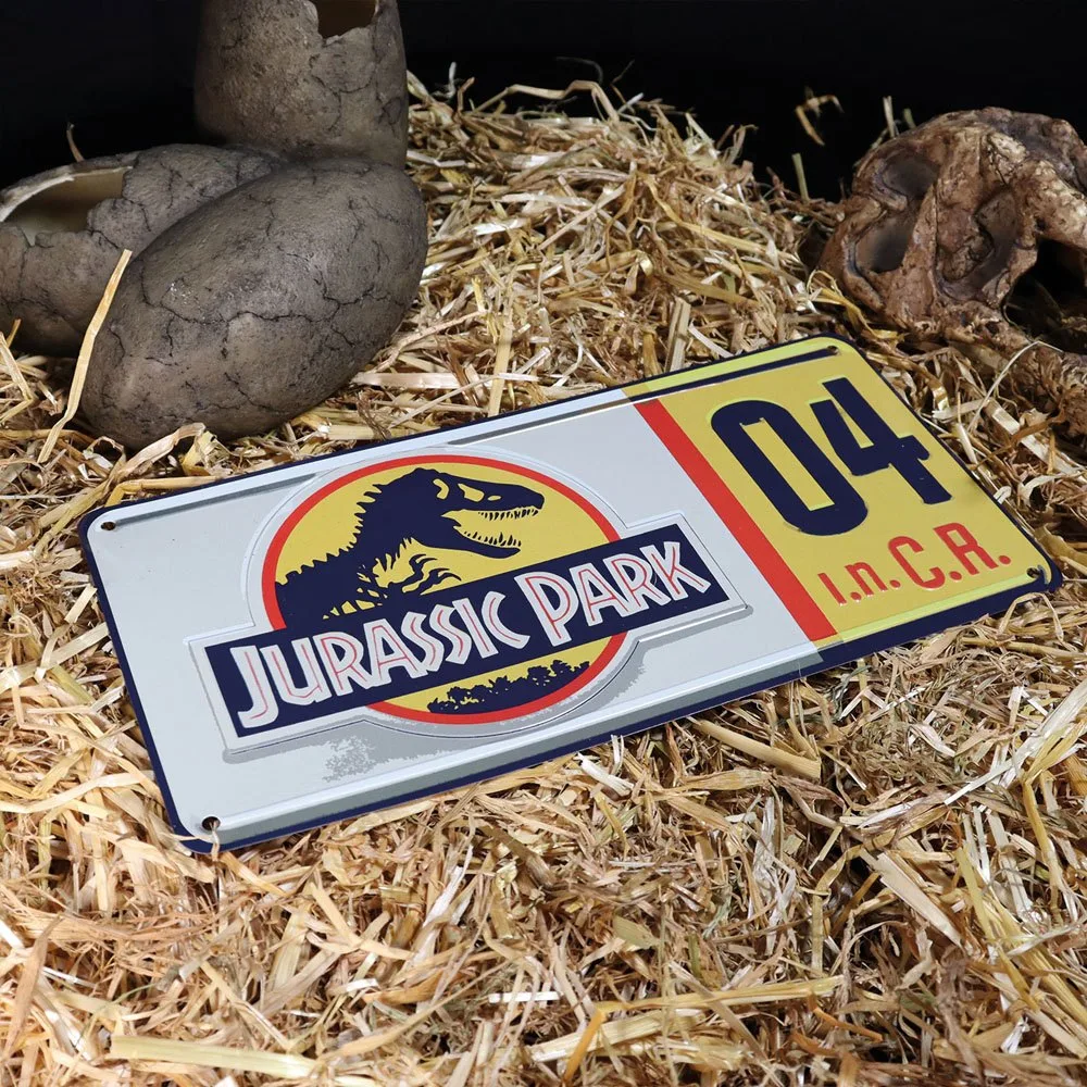 Jurassic Park Replica – Dennis Nedry License Plate 30 cm 3