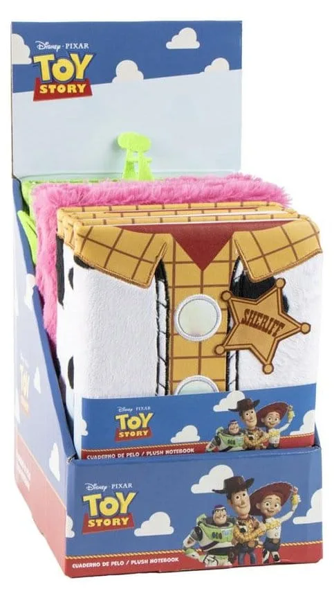 Toy Story Plush Notebook Display – 8-Piece Character Assortment