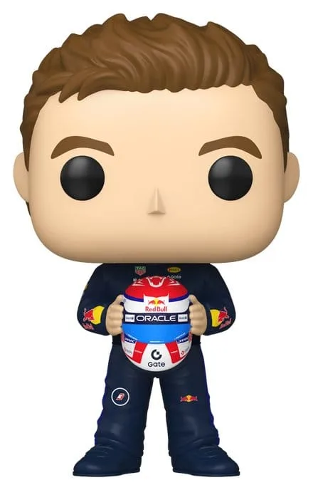 Formula 1 Pop Racing Figure – Verstappen Holding Helmet 9 cm 1