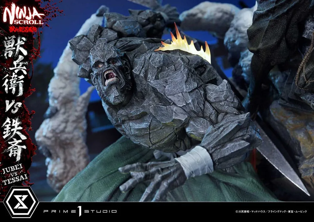 Ninja Scroll Statue – Jubei Versus Tessai 1/4 Scale 101 cm 9