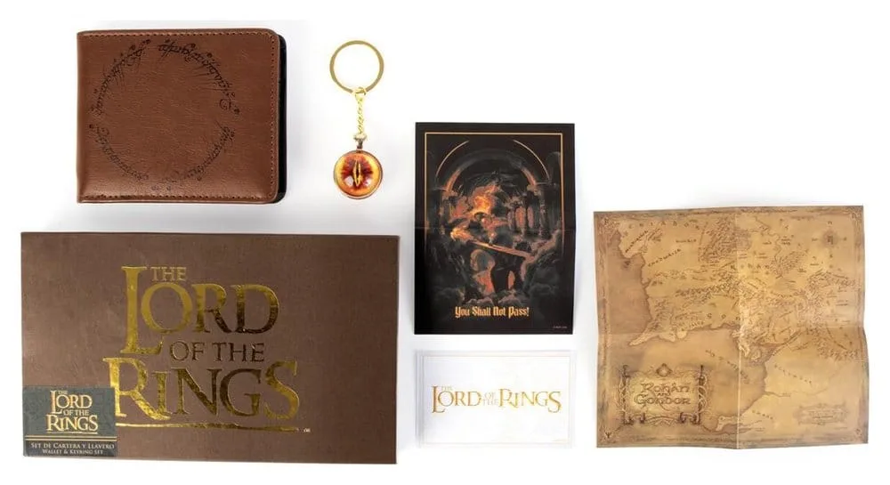 The Lord of the Rings Wallet Gift Set – Metal Keychain