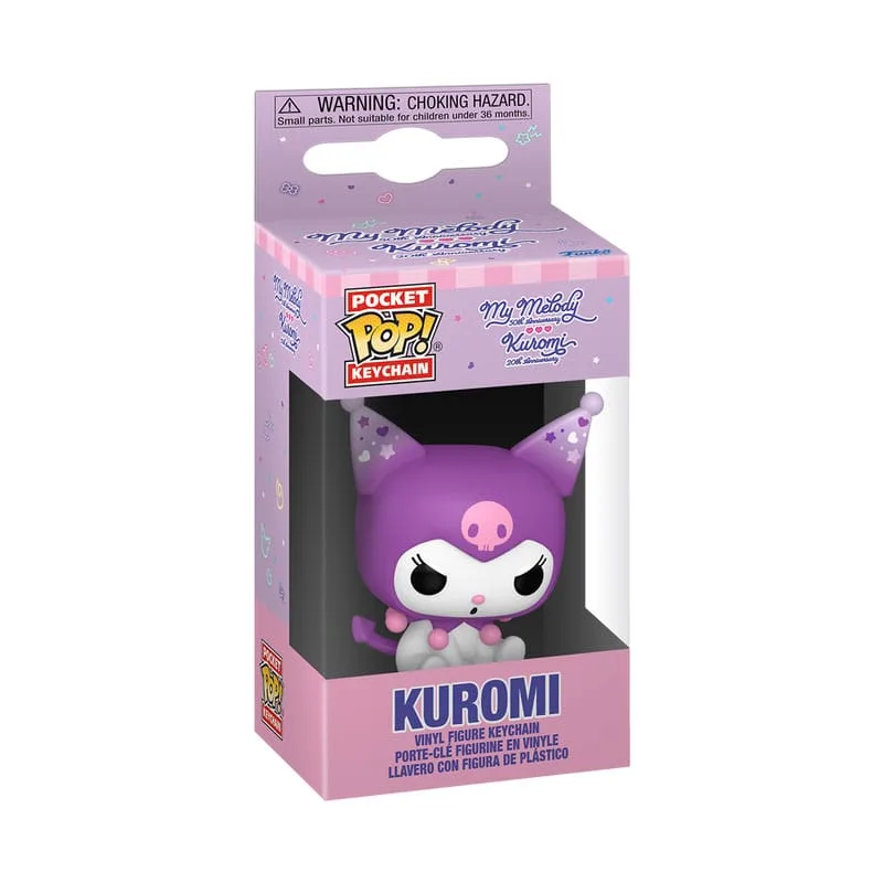 Sanrio Vinyl Keychains – Kuromi POP Display of 12 4 cm 2