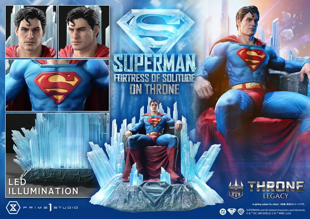 DC Comics Statue – Superman Fortress Throne 52 cm 7