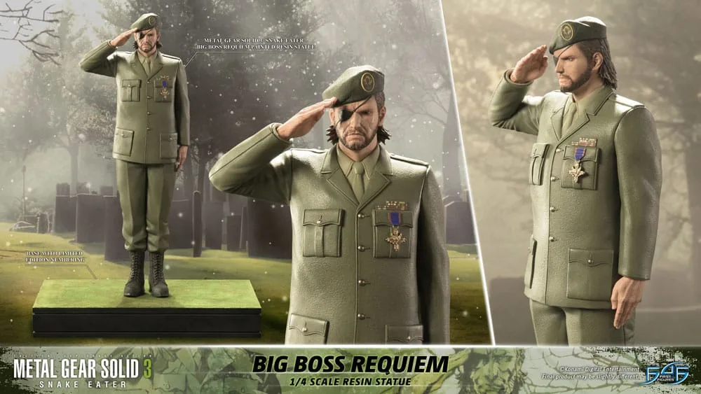 Metal Gear Solid 3 Statue – Big Boss Requiem 55 cm 2