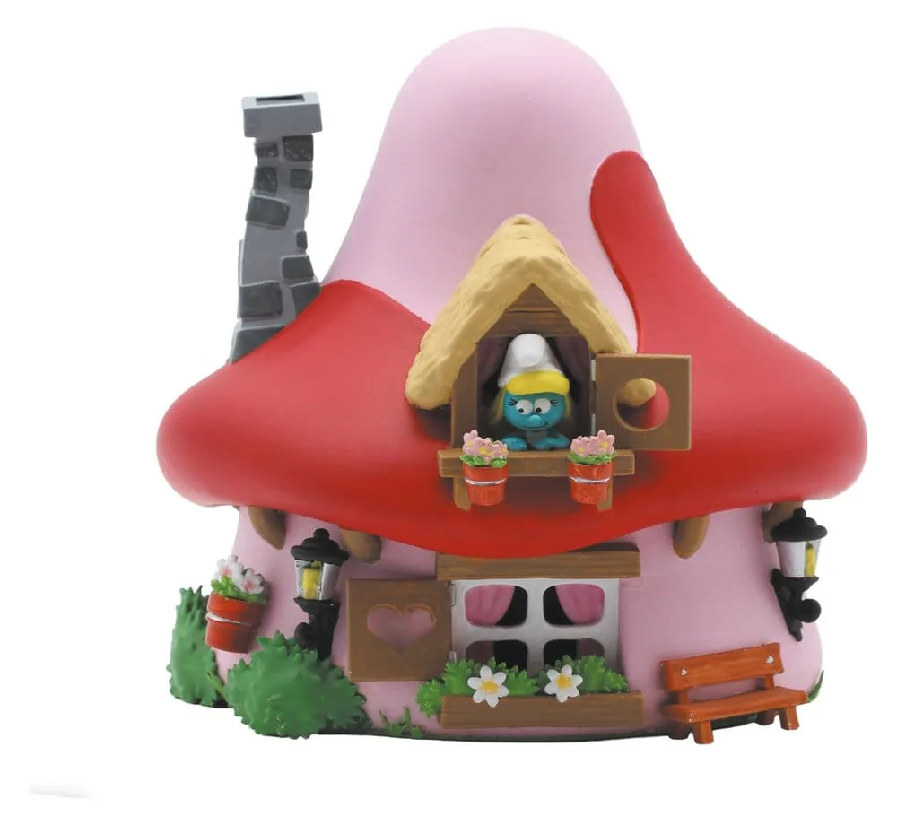 The Smurfs Money Box – Smurfette Mushroom House 15 cm