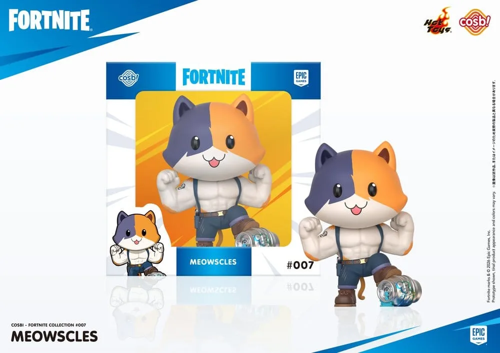 Fortnite Cosbi Mini Figure – Meowscles 8 cm 2