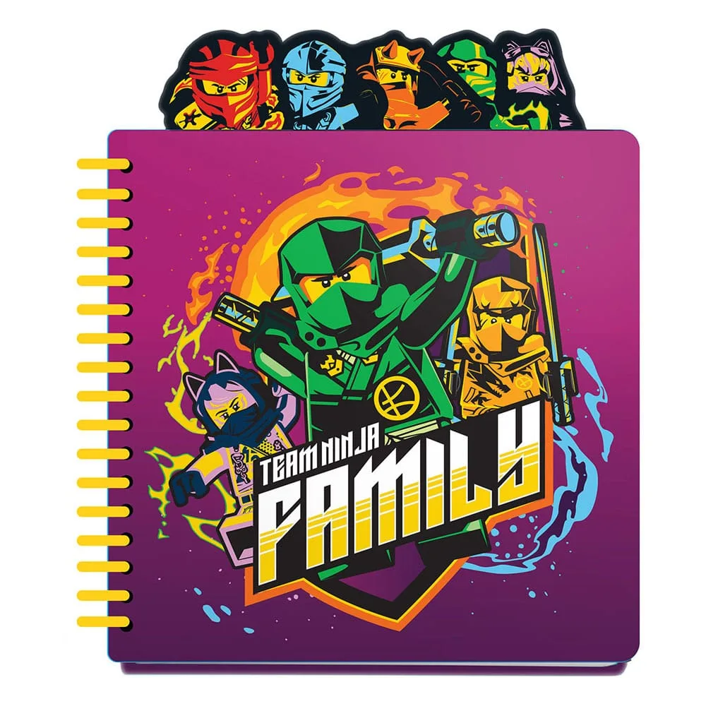 LEGO Ninjago Notebook – Tabbed Design