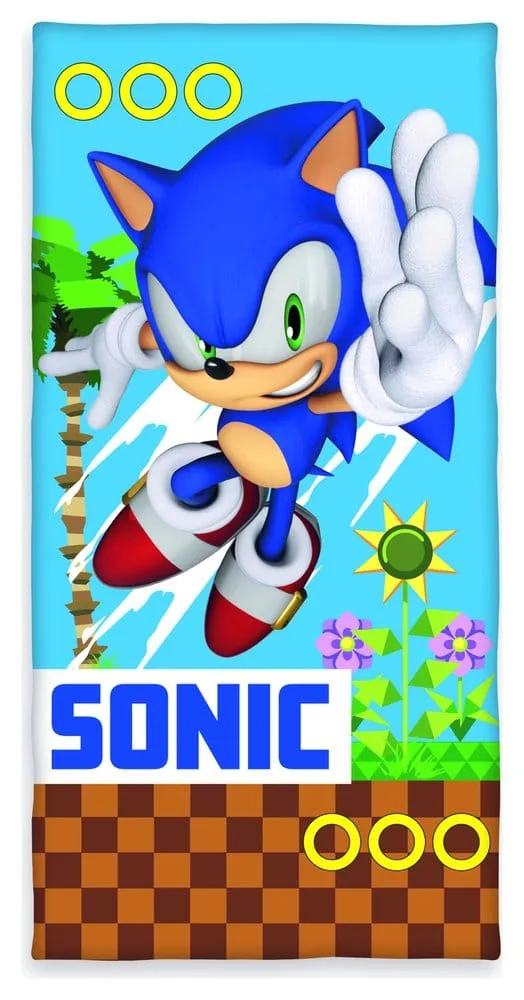 Sonic the Hedgehog Beach Towel – Cotton 70 x 140 cm