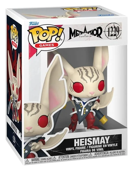 Metaphor ReFantazio Pop Games Vinyl Figure – Heismay 9 cm 2