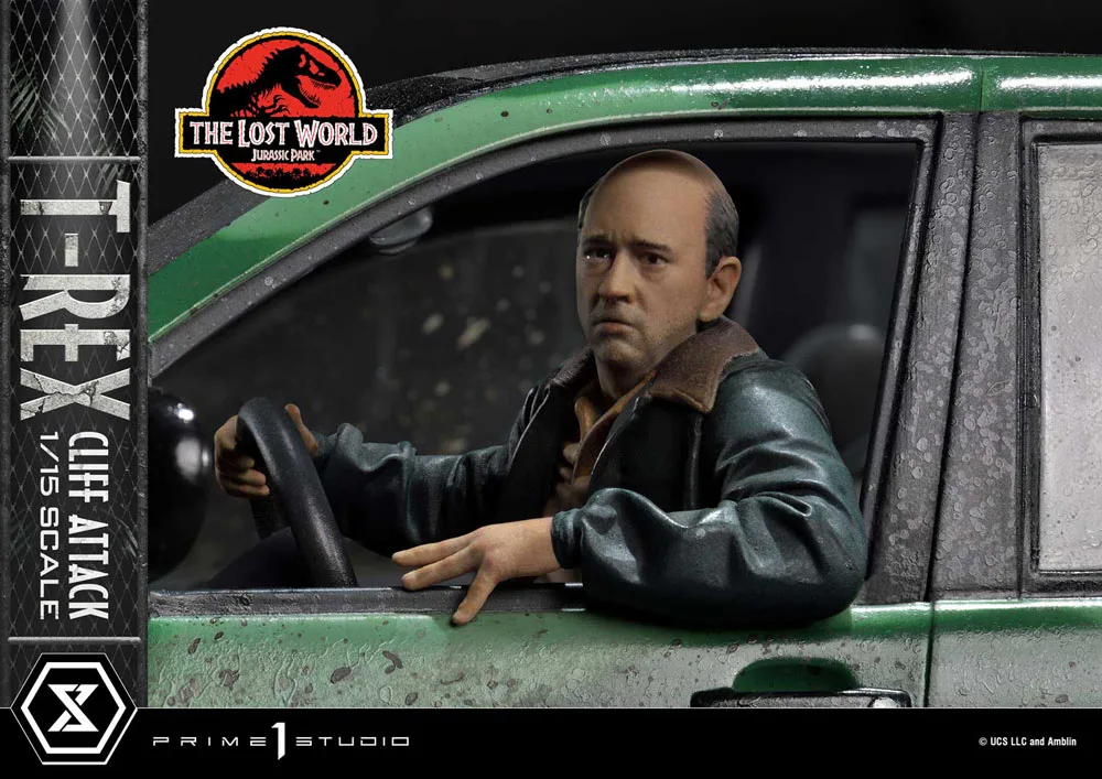 Jurassic Park Statue – Lost World T-Rex Cliff Attack Bonus 53 cm 18