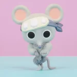 Demon Slayer PVC Figure – Fluffy Puffy Muscular Mice Version B 7 cm 2