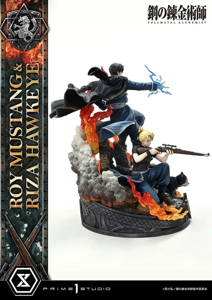 Fullmetal Alchemist Statue – Roy Mustang & Riza Hawkeye 50 cm 11