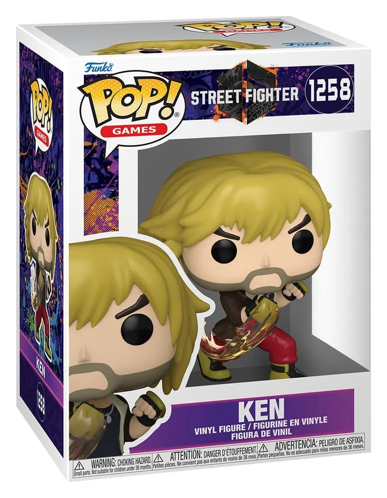 Street Fighter 6 Vinyl Figure – Ken Funko Pop Games 9 cm 2