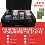 Trading Card Storage Box – Evoretro Gray XL 120 Graded Cards 2