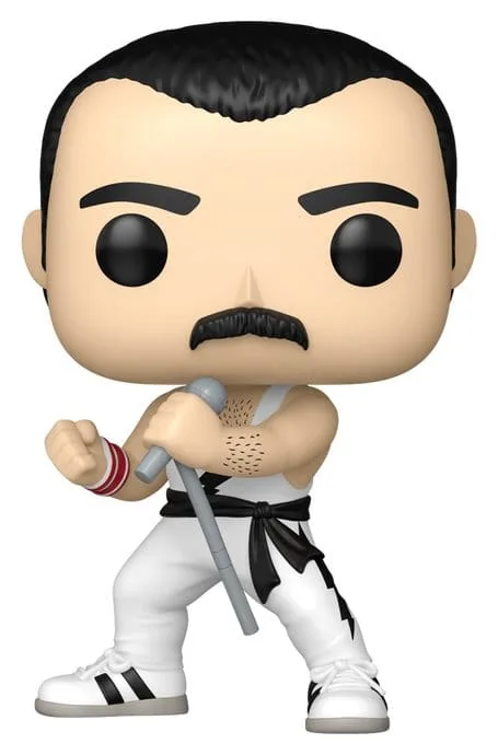Queen Pop Vinyl Figure – Freddie Mercury White Singlet 9 cm