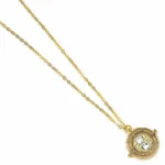 Harry Potter Necklace – Gold-Plated Fixed Time Turner 40 cm 2