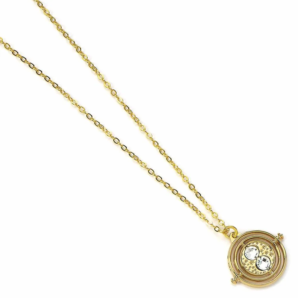 Harry Potter Necklace – Gold-Plated Fixed Time Turner 40 cm 2