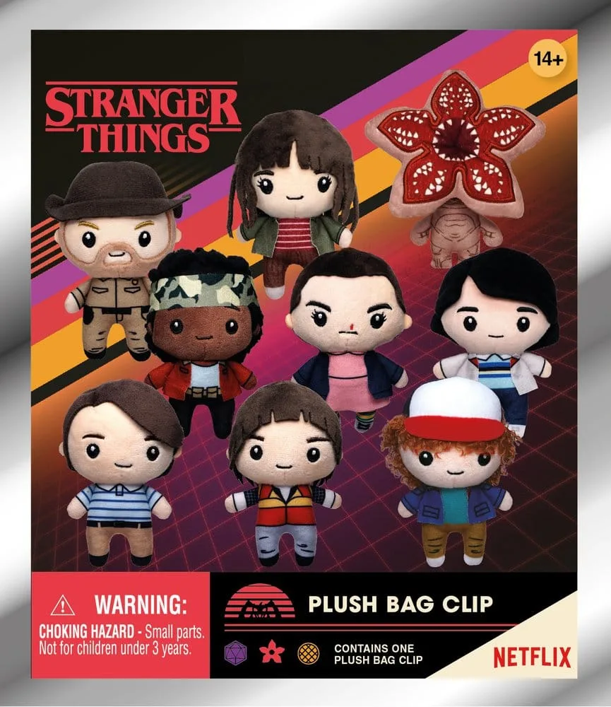 Stranger Things pluche tashangers – Display 24 verrassingszakjes 3